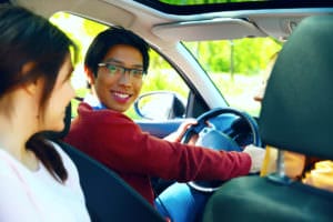 Teens in car - driving safely