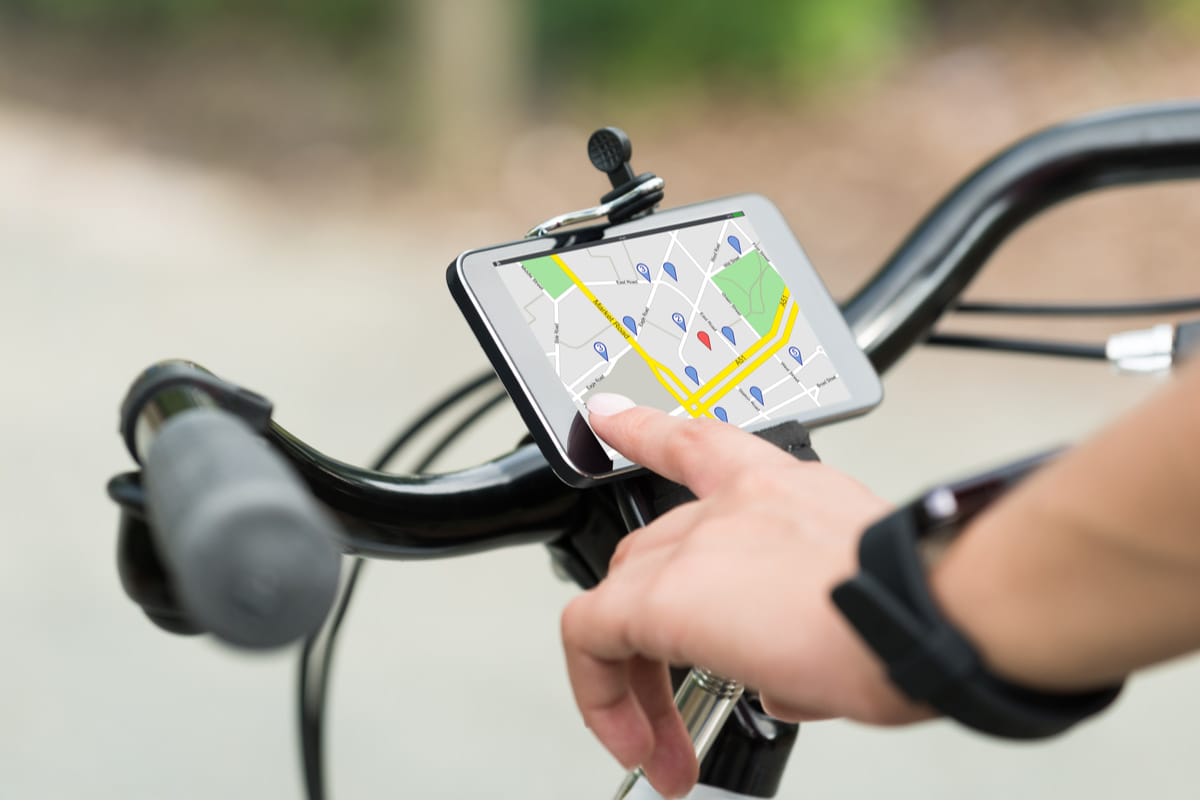 photo of gps on bike colorado accident attorney
